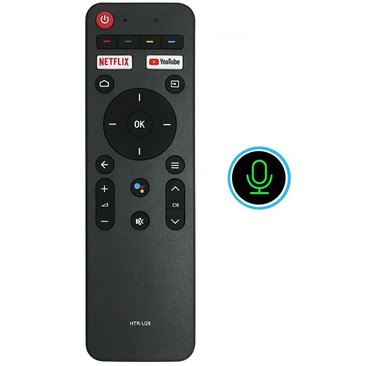 HTR-U28 For Haier TV Voice Control Replacement Remote Ergonomic Handheld Remote Control