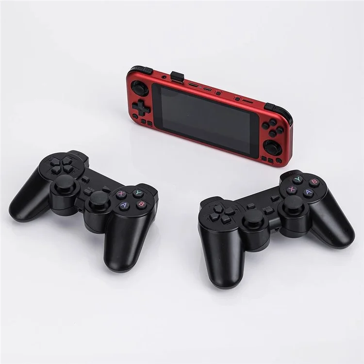 R50PRO 5,0-Zoll-HD-Bildschirm Retro-Spielekonsole Android-System Handheld-Gamepad mit 64-GB-TF-Karte - Titangrau