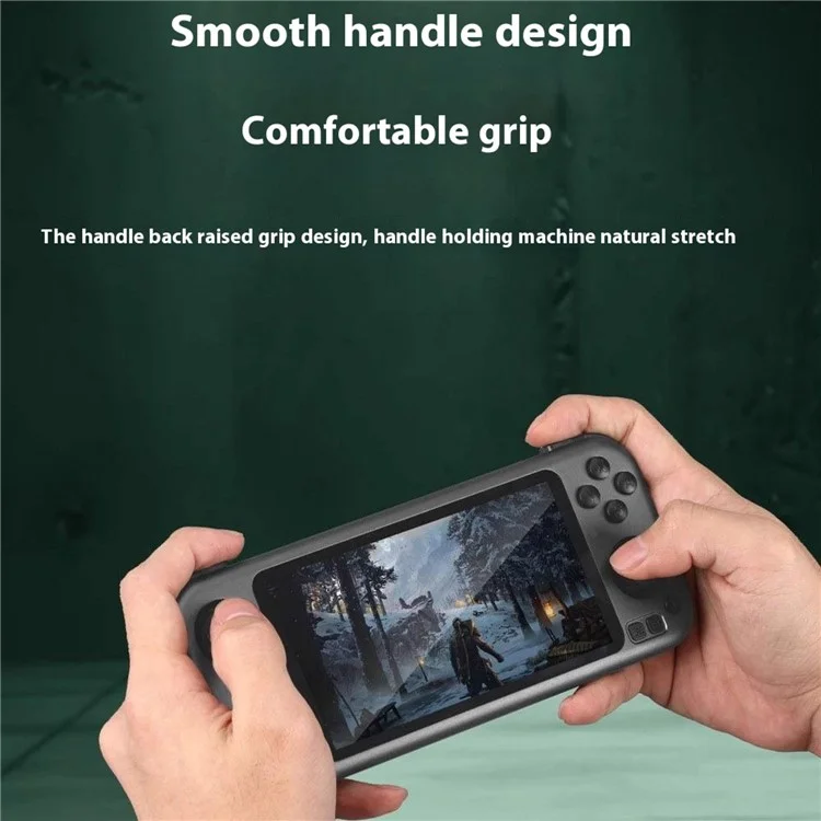 R50PRO 5,0-Zoll-HD-Bildschirm Retro-Spielekonsole Android-System Handheld-Gamepad mit 64-GB-TF-Karte - Titangrau