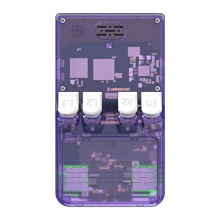 Consola portátil de juegos R36 Ultra de 64GB, pantalla HD de 5,1 pulgadas, multiemuladór, máquina de juegos portátil - Morado