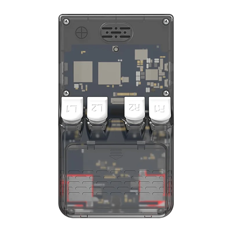 Console de jeu portable R36 Ultra 64Go avec écran HD 5,1 pouces, multi-émulateur - Noir