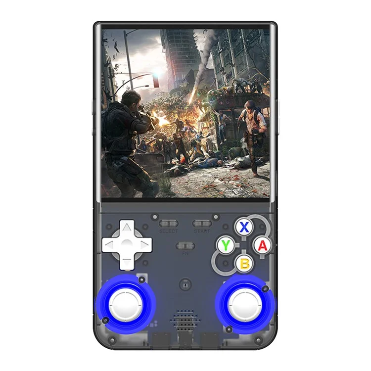 R36 Ultra 128GB Retro 5.1 Inch HD Screen Handheld Gaming Console Multi Emulator Portable Game Machine - Black