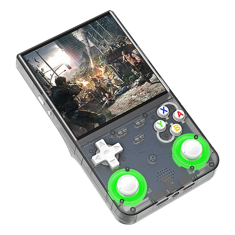 R36 Ultra 128GB Retro 5.1 Inch HD Screen Handheld Gaming Console Multi Emulator Portable Game Machine - Black