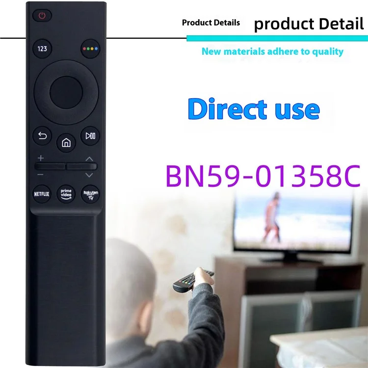 BN59-01358C For Samsung TV Remote Control Replacement Battery Operated Ergonomic Wireless Controller