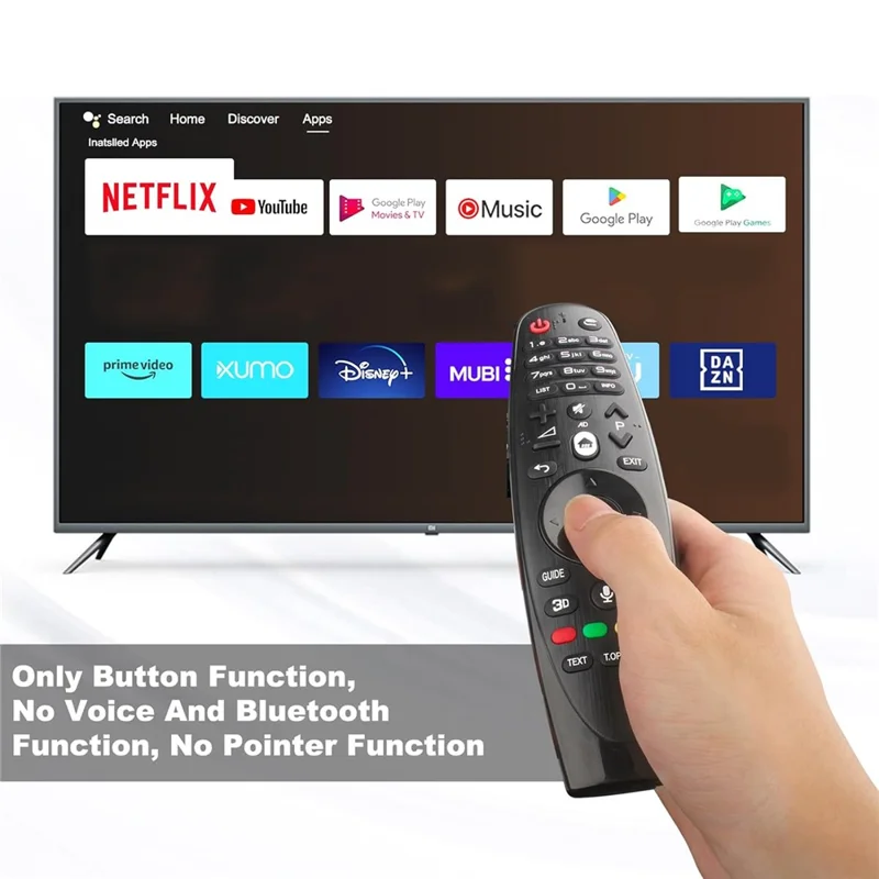 AN-MR600 För LG TV-fjärrkontroll Infraröd ersättningskontroll, utan röststyrning / Magic Remote