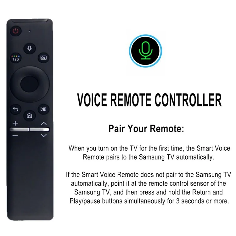 BN59-01298G For Samsung TV Remote Control Plastic Voice Control Replacement Television Controller