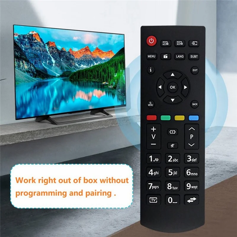 RCA39126 For Panasonic TV Universal Remote Control 1-10m Transmission Infrared Wireless Controller