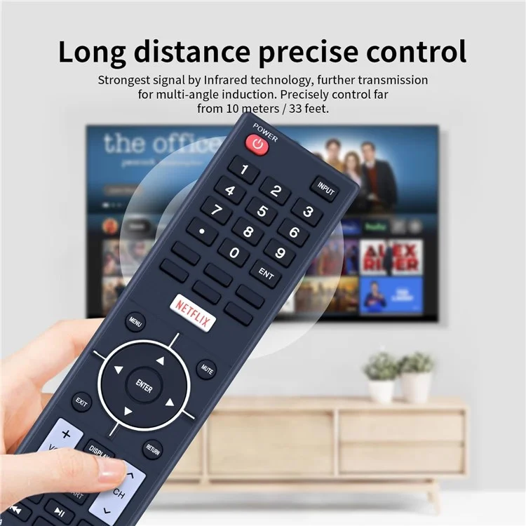 845-052-31B01 For Sharp TV Remote Control 1-10m Range Infrared Replacement Controller