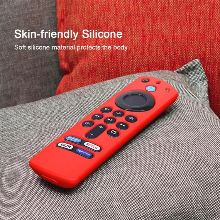 GS133 Couverture Anti-goutte De Silicone Douce De Télécommande Pour Amazon Alexa Voice Remote 3rd Gen - Le Noir