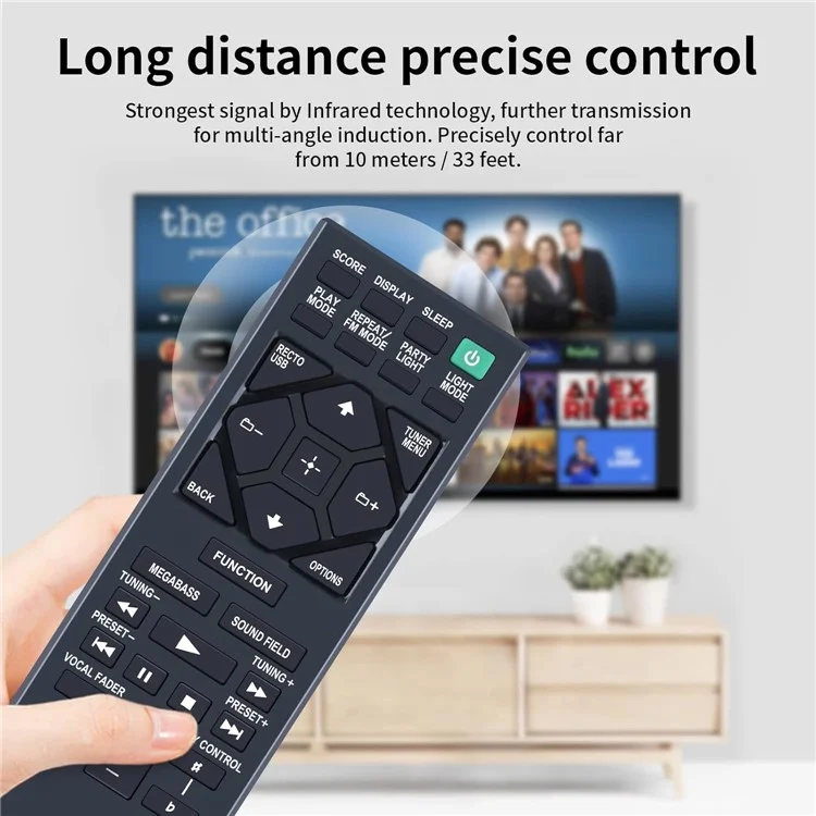 RMT-AM330U For Sony Home Audio System Infrared Remote Control Replacement Handheld Controller