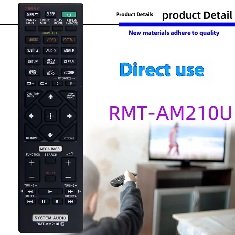 RMT-AM210U Infrarot-Fernbedienung für Sony Heimaudio-System Ersatz-Handcontroller