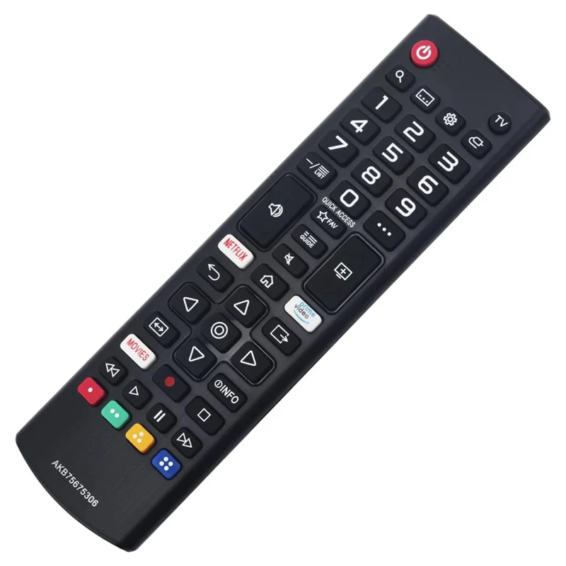 AKB75675306 For LG TV Remote Control 1-10m Range Ergonomic Design Infrared Controller