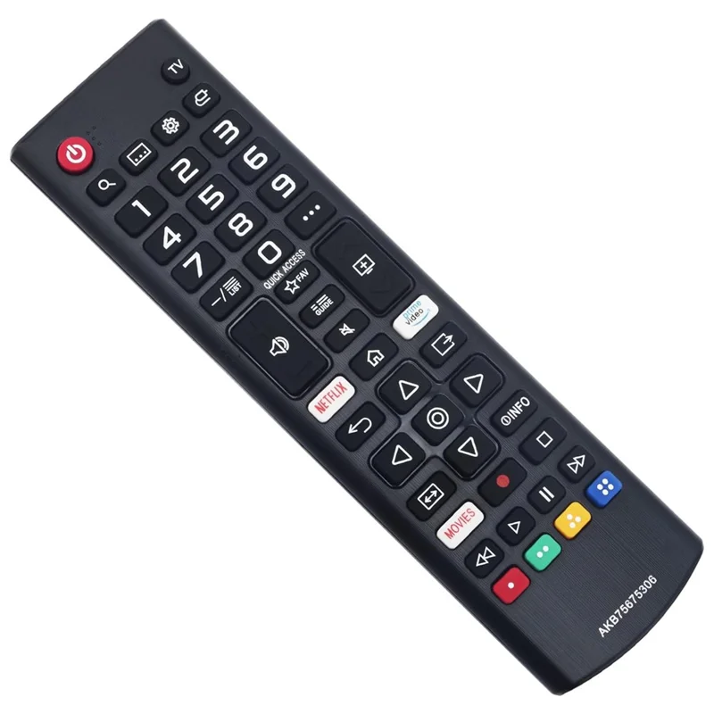 AKB75675306 For LG TV Remote Control 1-10m Range Ergonomic Design Infrared Controller