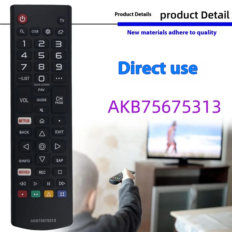 AKB75675313 Инфракрасный беспроводной пульт дистанционного управления для телевизора LG