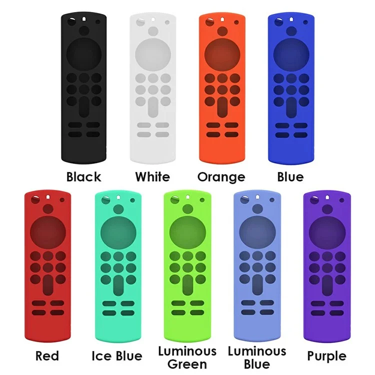 Y27 Silicone Anti-drop Remote Controller Protective Case Cover for Amazon Alexa Voice Remote 3rd Gen - Black