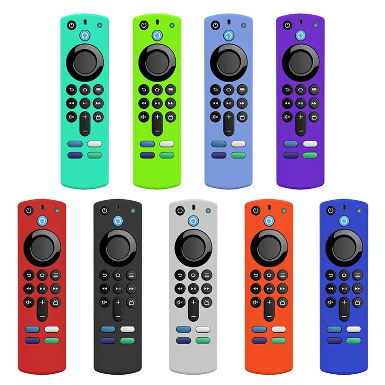 Y27 Silicone Anti-drop Remote Controller Protective Case Cover for Amazon Alexa Voice Remote 3rd Gen - Black