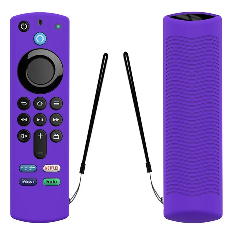 Y27 Silicone Anti-drop Remote Controller Protective Case Cover for Amazon Alexa Voice Remote 3rd Gen - Purple
