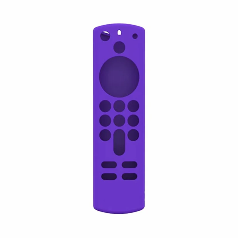 Y27 Silicone Anti-drop Remote Controller Protective Case Cover for Amazon Alexa Voice Remote 3rd Gen - Purple