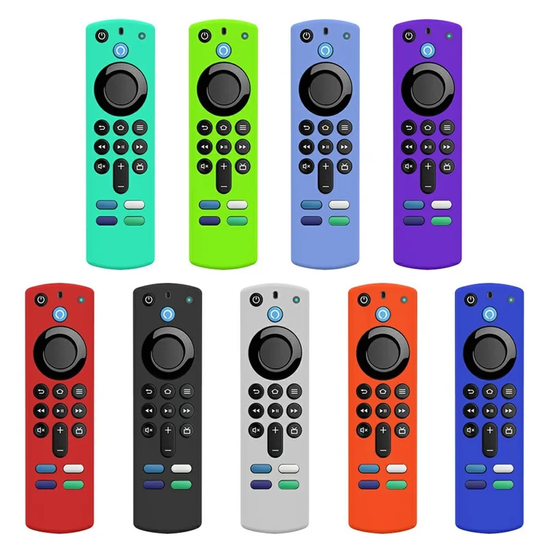 Y27 Silicone Anti-drop Remote Controller Protective Case Cover for Amazon Alexa Voice Remote 3rd Gen - Purple