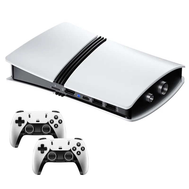 Console de jeux GS5 Pro Émulateur rétro avec plus de 30 000 jeux, support multi-plateforme et sortie HD, carte TF de 64 Go incluse
