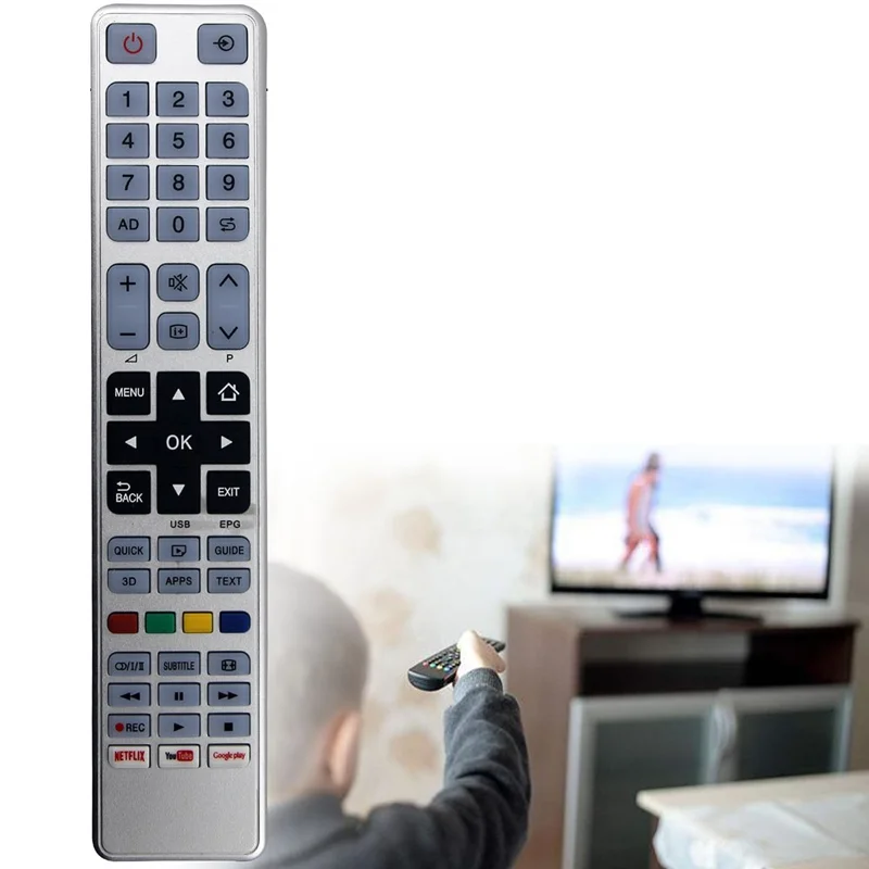 RM-L1278 Universal Fernbedienung für Toshiba Fernseher - Infrarot Kabellos Einfach zu Bedienen