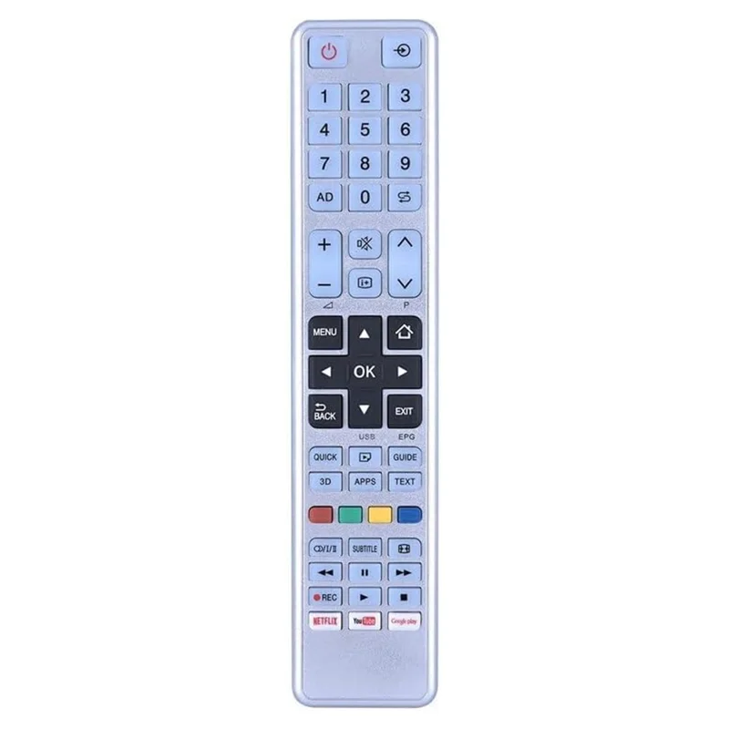 RM-L1278 Universal Fernbedienung für Toshiba Fernseher - Infrarot Kabellos Einfach zu Bedienen
