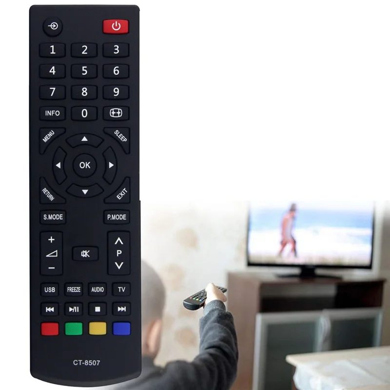 CT-8507 Controle Remoto de Substituição para TV Toshiba Controlador IR Universal de Substituição