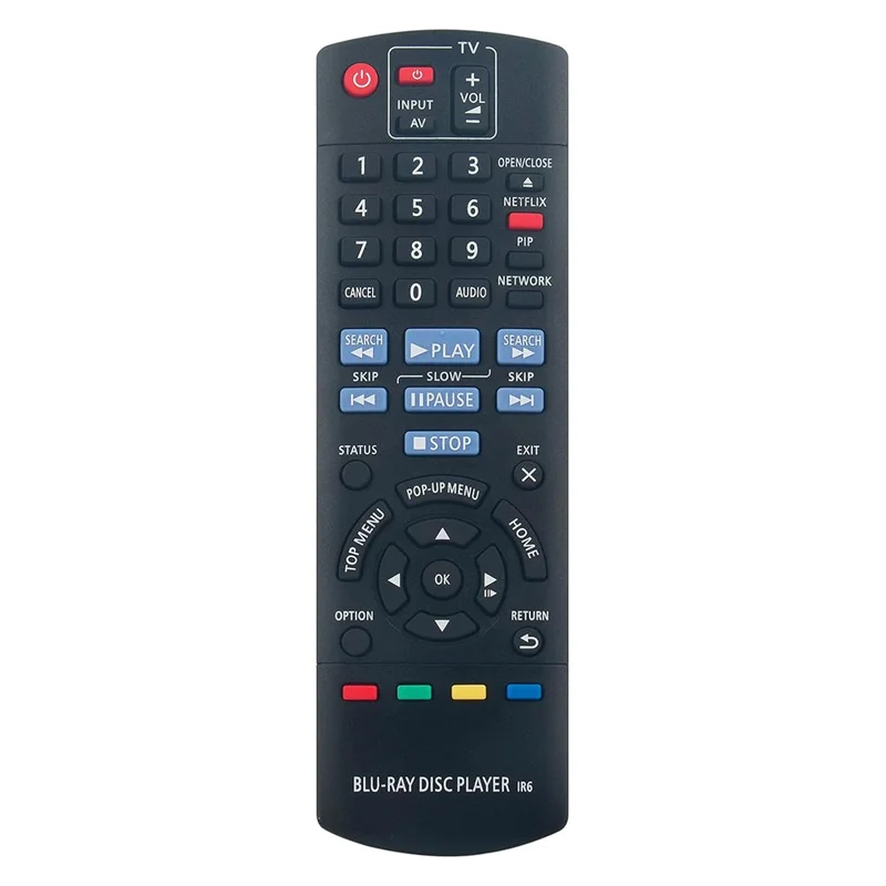 Controle Remoto Infravermelho Sem Fio de Reposição para Reprodutor de Áudio Panasonic N2QAYB000739