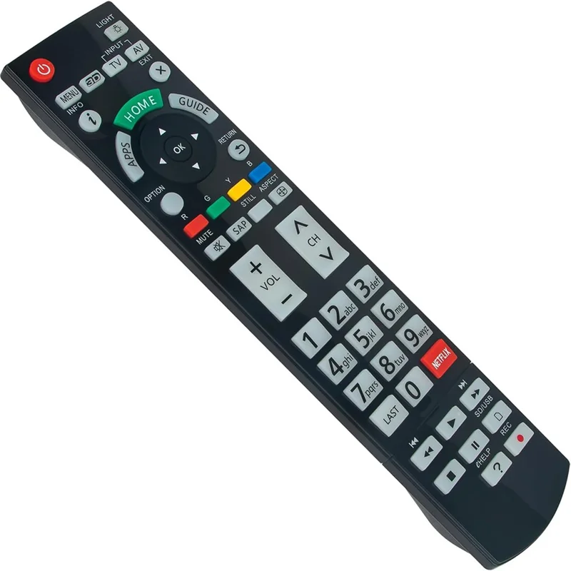 N2QAYB000932 Universelle Fernbedienung für Panasonic-Fernseher Kabellose Infrarot-Ersatzfernbedienung