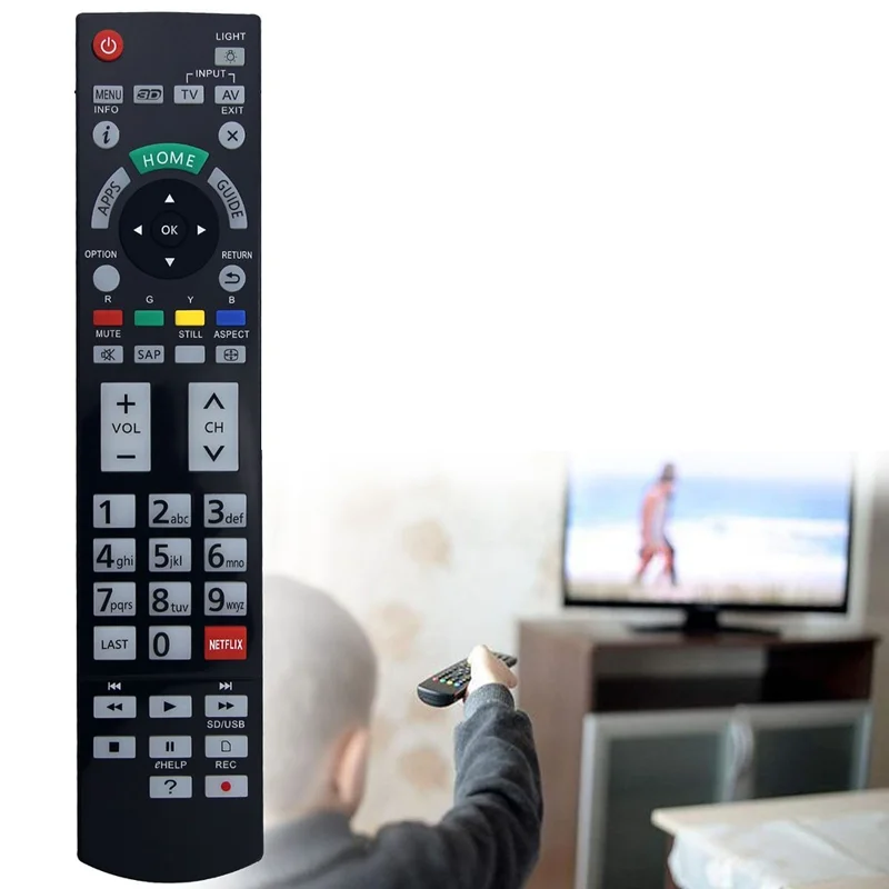 N2QAYB000932 Universelle Fernbedienung für Panasonic-Fernseher Kabellose Infrarot-Ersatzfernbedienung