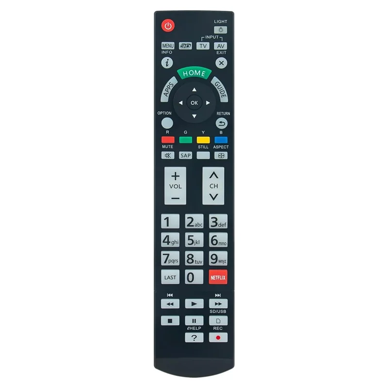 N2QAYB000932 Universelle Fernbedienung für Panasonic-Fernseher Kabellose Infrarot-Ersatzfernbedienung