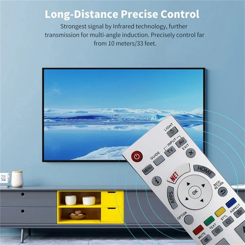 Controle Remoto Universal N2QAYB001012 para TV Panasonic, Substituição Sem Fio