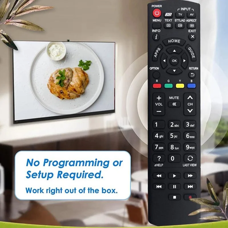 N2QAYB000933 Controle remoto universal de substituição para TV Panasonic Controlador infravermelho