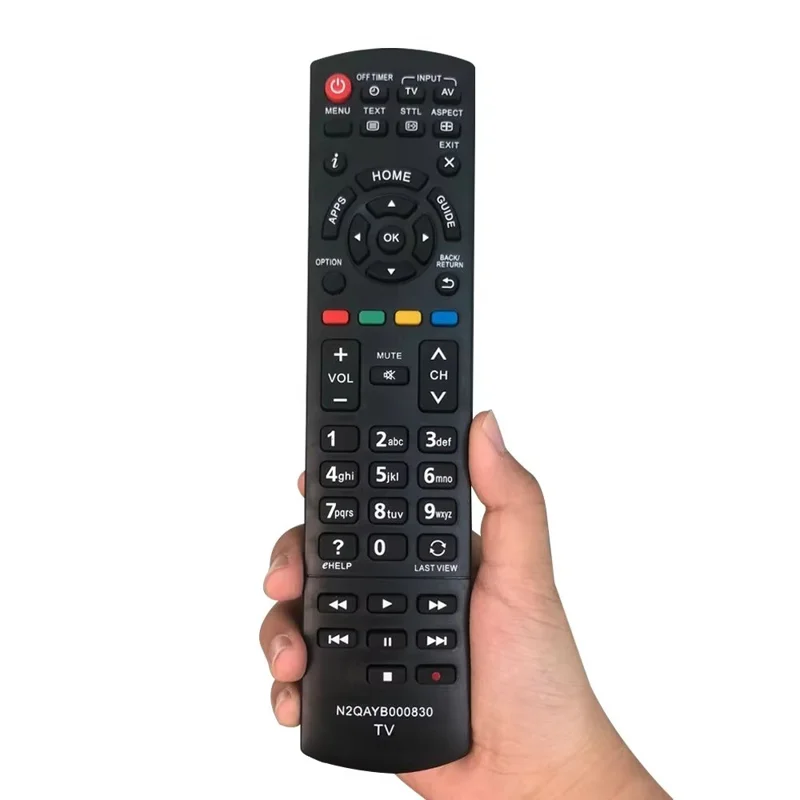 Controle Remoto N2QAYB000830 para TV Panasonic, Alcance de 10m, Controle Infravermelho de Reposição