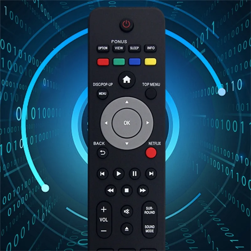 NC201 Für Philips Blu-Ray DVD Heimkino-System Fernbedienung 1-10m Reichweite Infrarot-Ersatz-Controller