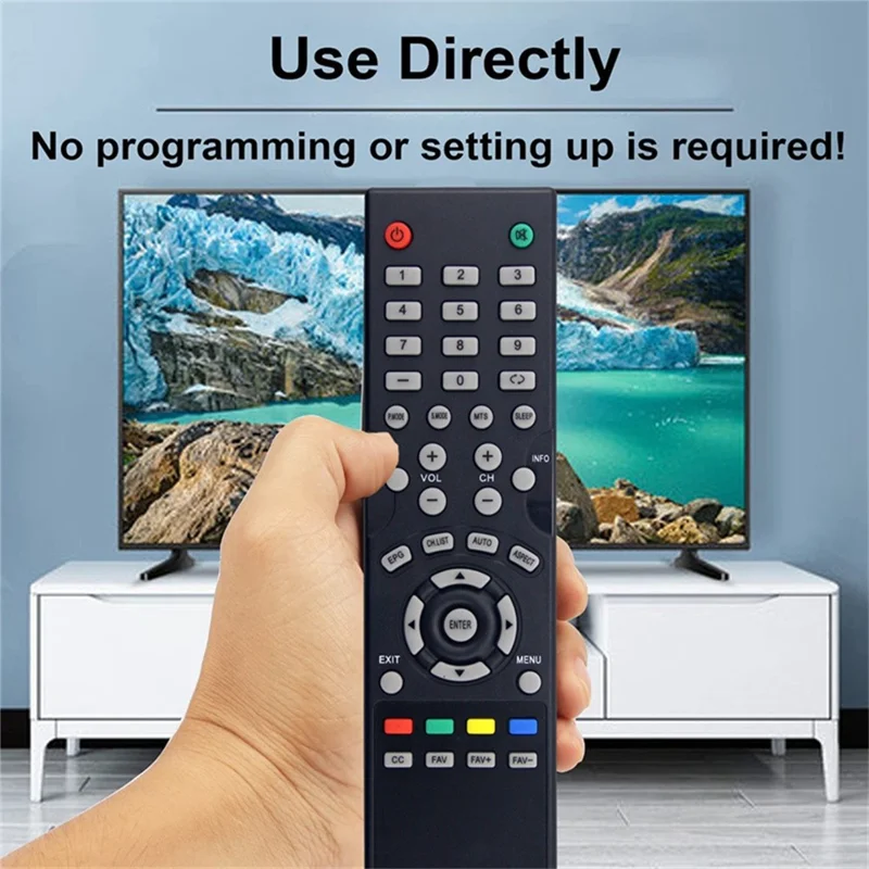Controle Remoto PLDED3273A-E para TV PROSCAN - Controle de Reposição por Infravermelho com Alcance de 1-10m