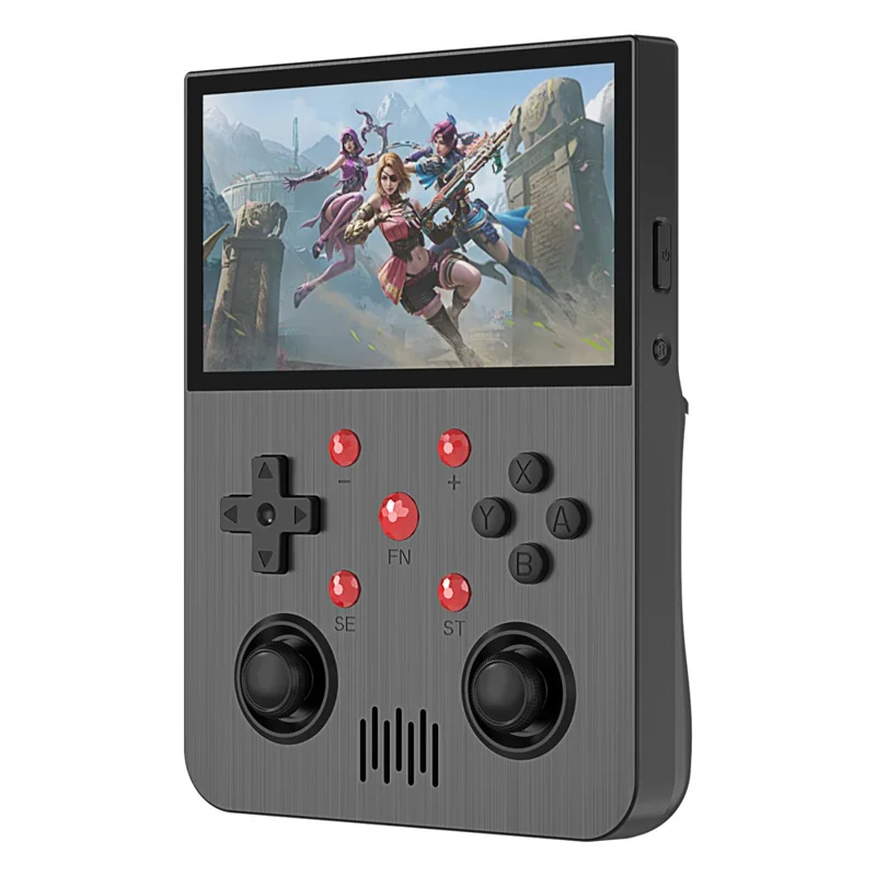 Игровая консоль G30 4,3 дюйма с ретро-аркадной системой, мультиэмулятор с 64-гигабайтной картой - Черная