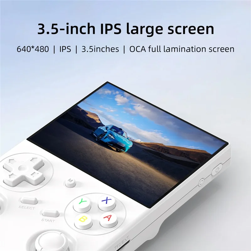 ANBERNIC RG35XX Pro 64GB Handheld Game Console WiFi Wireless Controller Support HD TV Connection - White