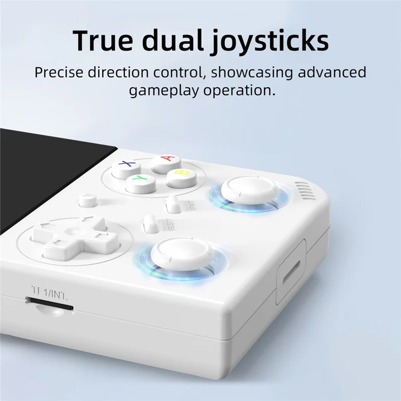 ANBERNIC RG35XX Pro 64GB Handheld Game Console WiFi Wireless Controller Support HD TV Connection - White