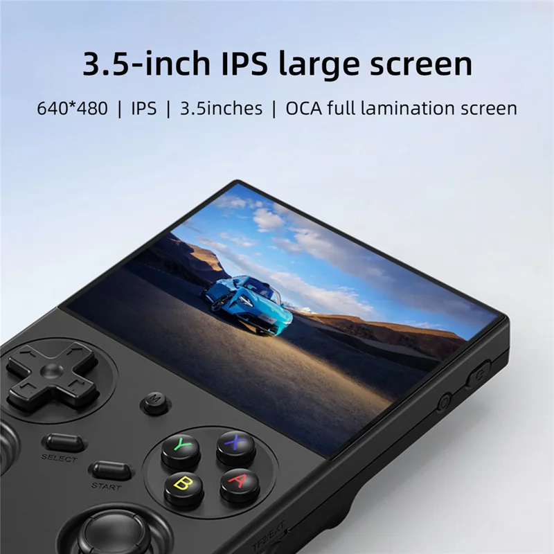 ANBERNIC RG35XX Pro 64GB Draagbare Gameconsole met WiFi, Ondersteuning voor Draadloze Controller en HD TV-aansluiting - Zwart
