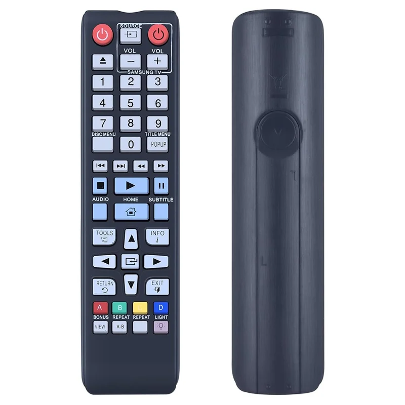 Controle Remoto para Reprodutor de Blu-Ray da Samsung AK59-00177A, Alimentado por Bateria, Controle Sem Fio por Infravermelho