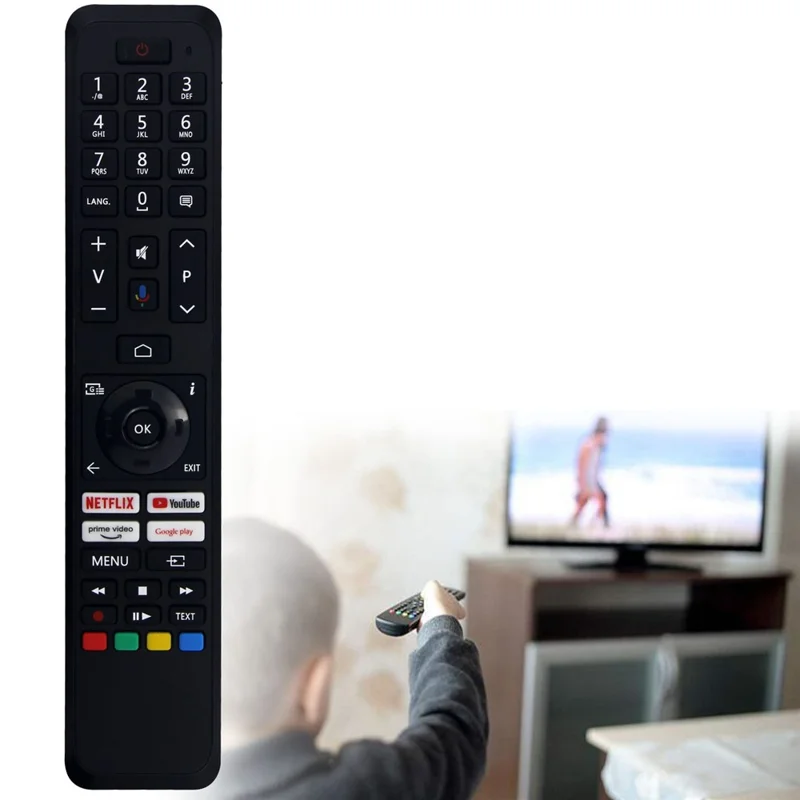 CT-8563 For Toshiba TV Remote Control 1-10m Range Infrared Replacement Controller (Not Support Voice Function)