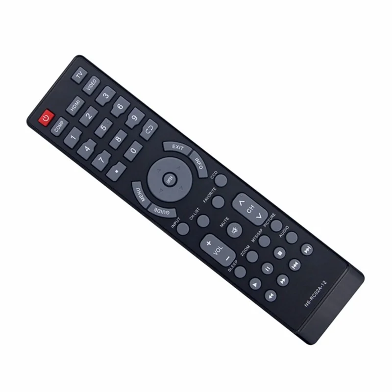 NS-RC02A-12 For Insignia TV Infrared Remote Control Ergonomic Television Controller