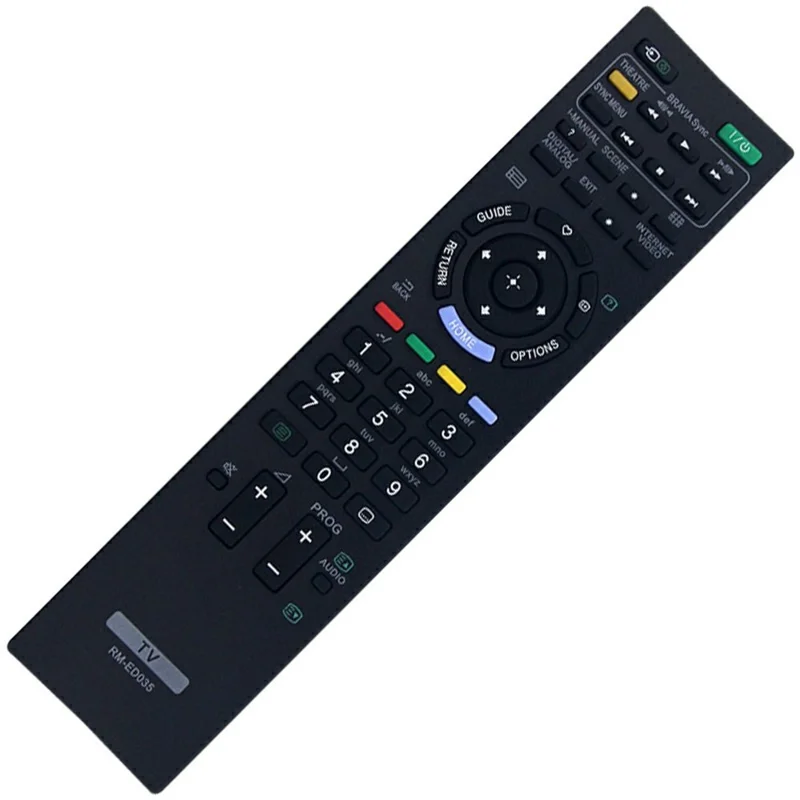 RM-ED035 For Sony TV Remote Control Battery Powered Infrared Replacement Handheld Controller