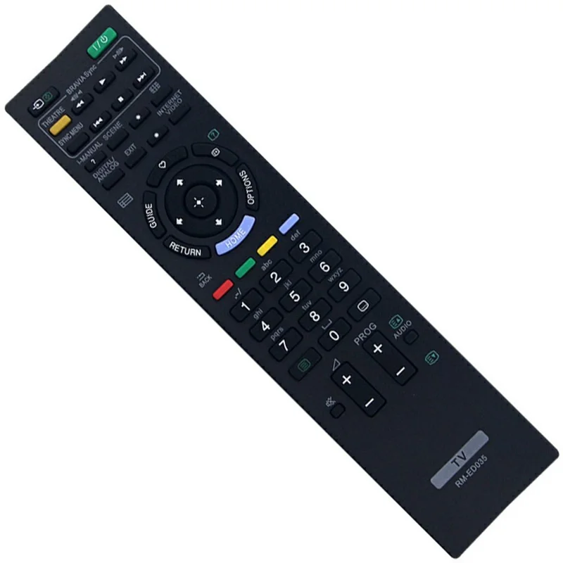 RM-ED035 For Sony TV Remote Control Battery Powered Infrared Replacement Handheld Controller
