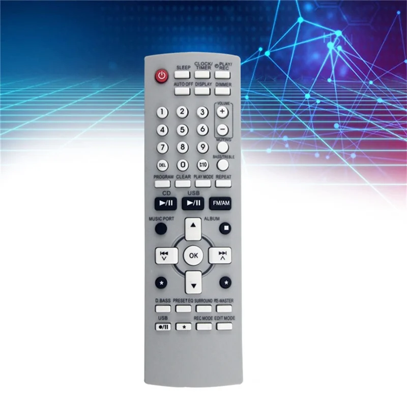 N2QAYB000258 For Panasonic DVD Stereo CD System Remote Control Battery Powered Infrared Controller