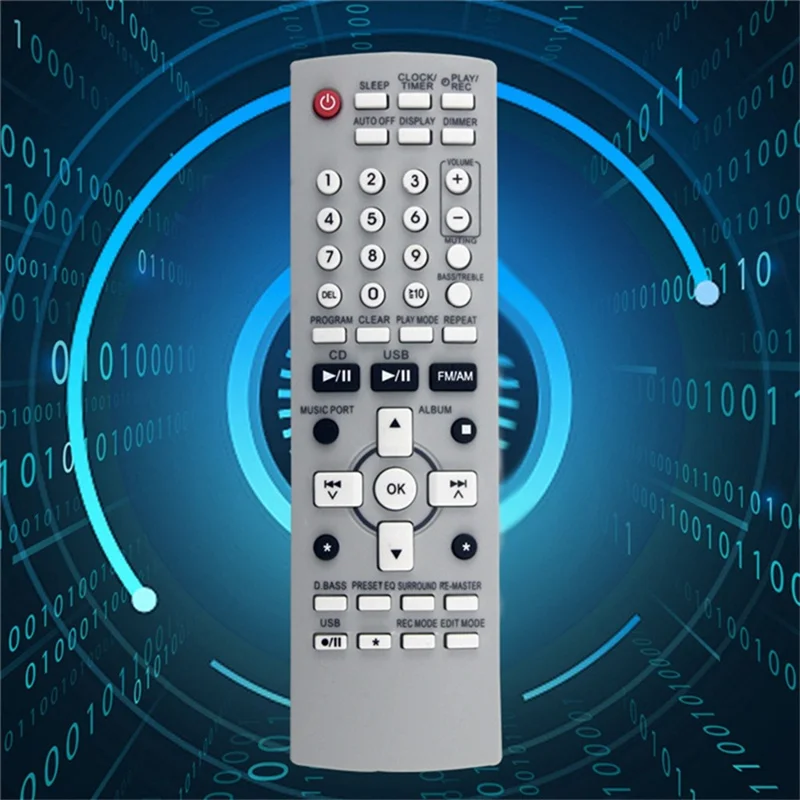 N2QAYB000258 For Panasonic DVD Stereo CD System Remote Control Battery Powered Infrared Controller