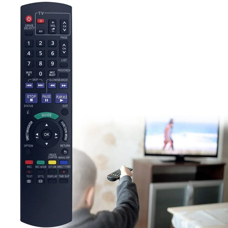 N2QAYB000336 For Panasonic Blu-ray DVD Player Infrared Remote Control Replacement Controller