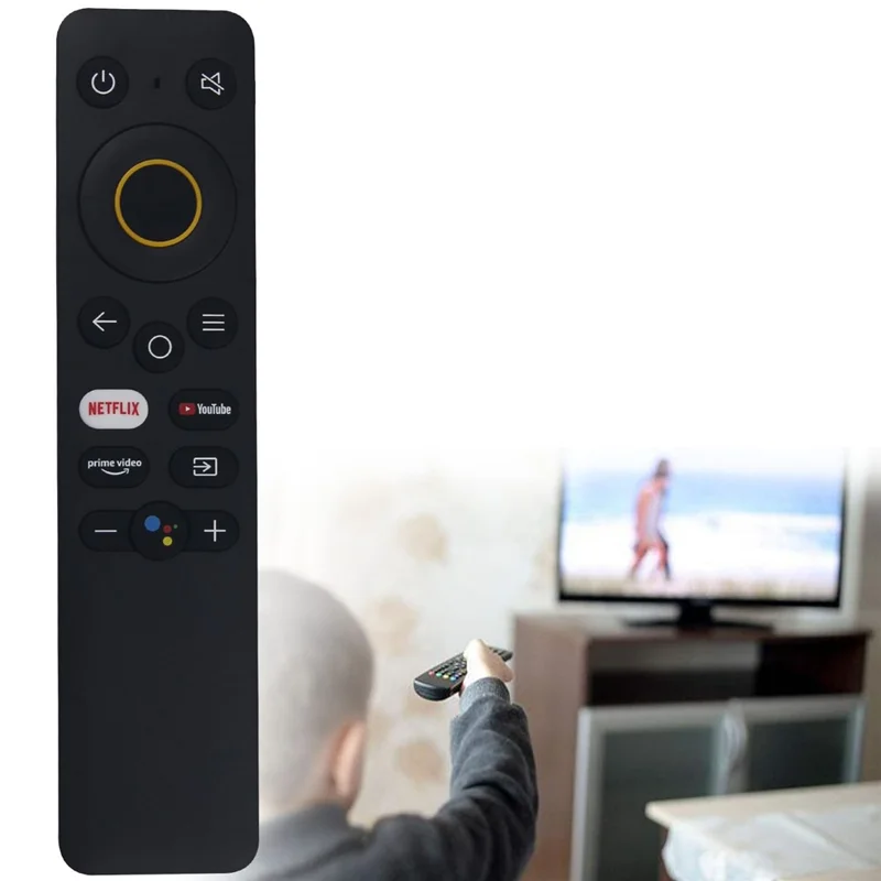 CY1710 For Redmi TV Infrared Remote Control 10M Range Battery Powered Controller, Support Voice Control