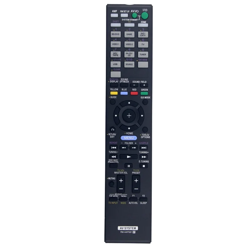 RM-AAP061 For Sony DVD Amplifier Player Remote Control Infrared Replacement Controller